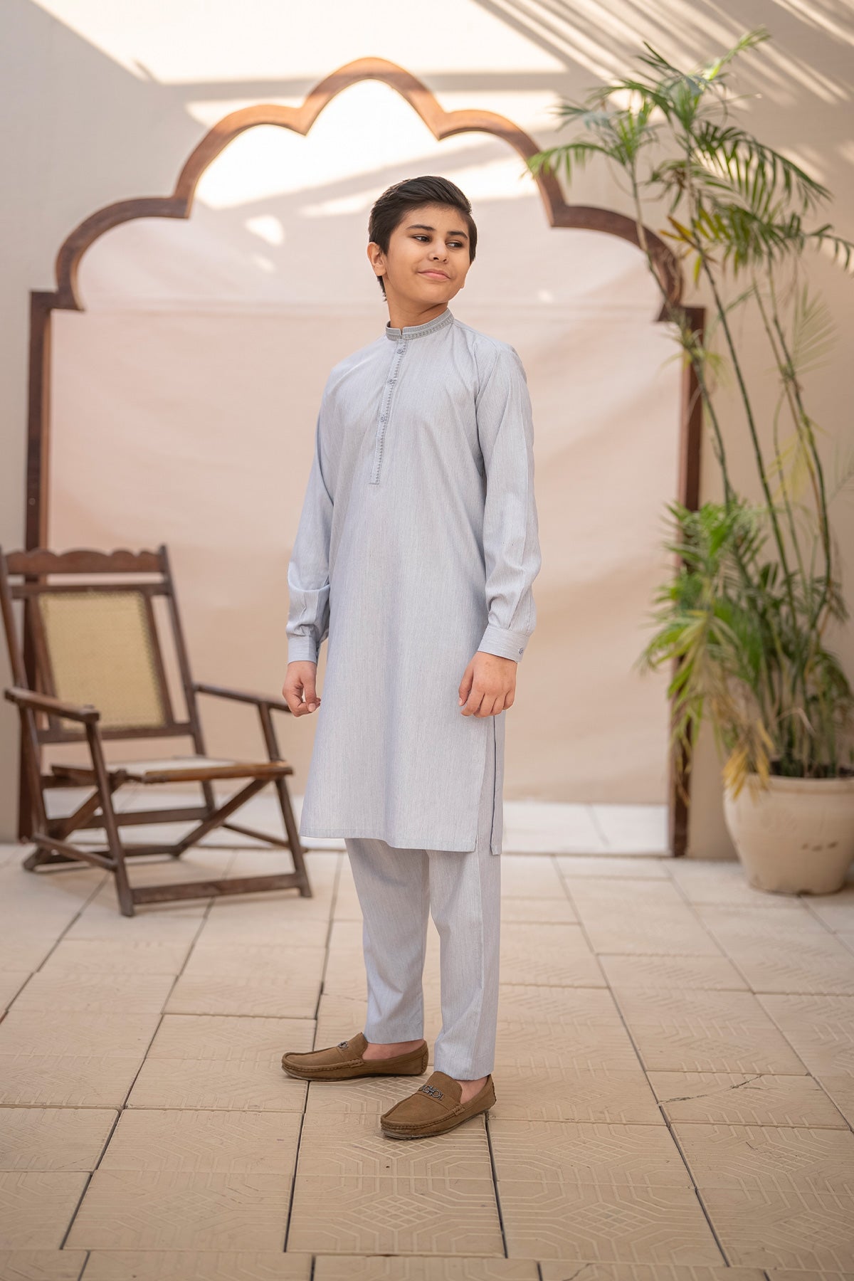 Kids Embroidered Suit 10