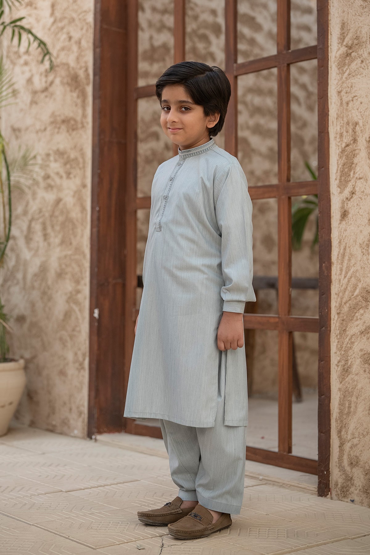 Kids Embroidered Suit 10