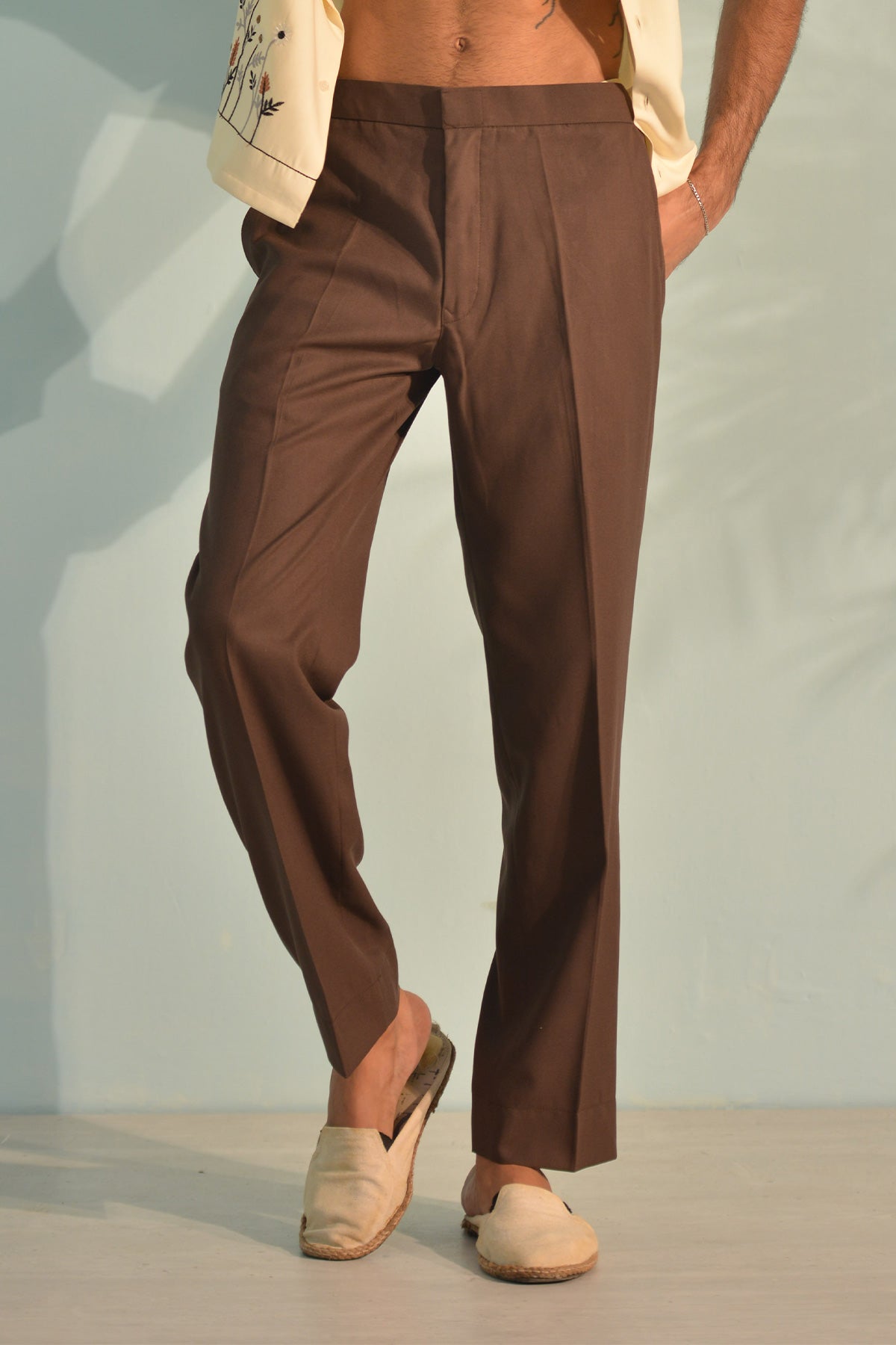 Espresso Slim-Fit Trouser