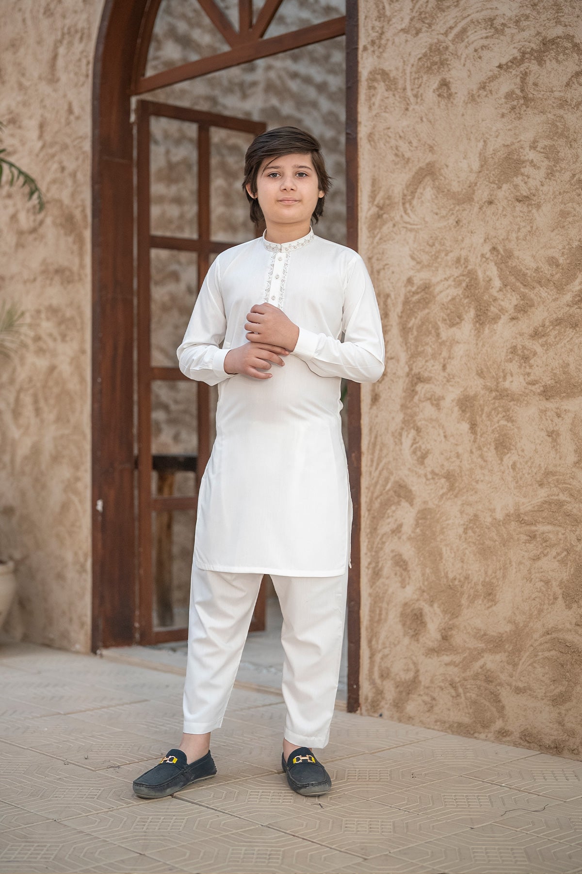 Kids Embroidered Suit 6