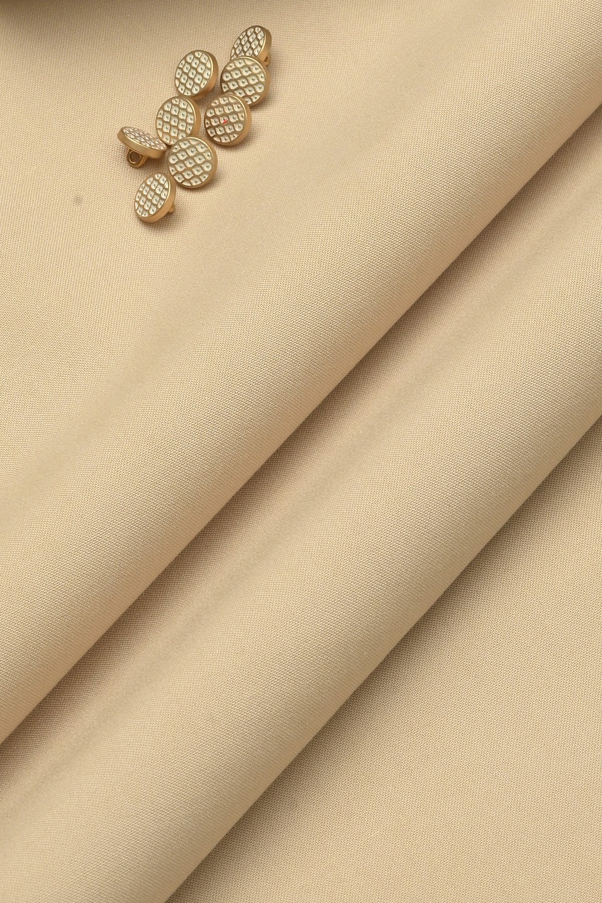 IVORY UNSTITCHED KAMEEZ SHALWAR FABRIC