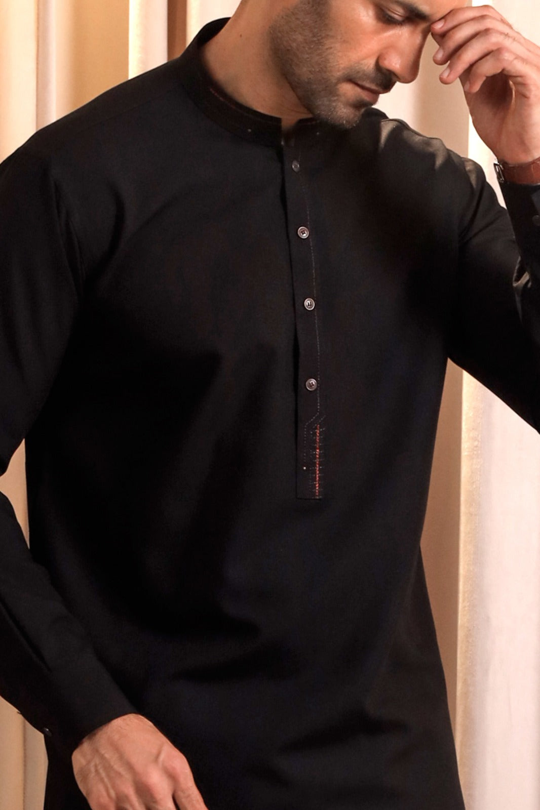 Men’s Black Shalwar Kameez