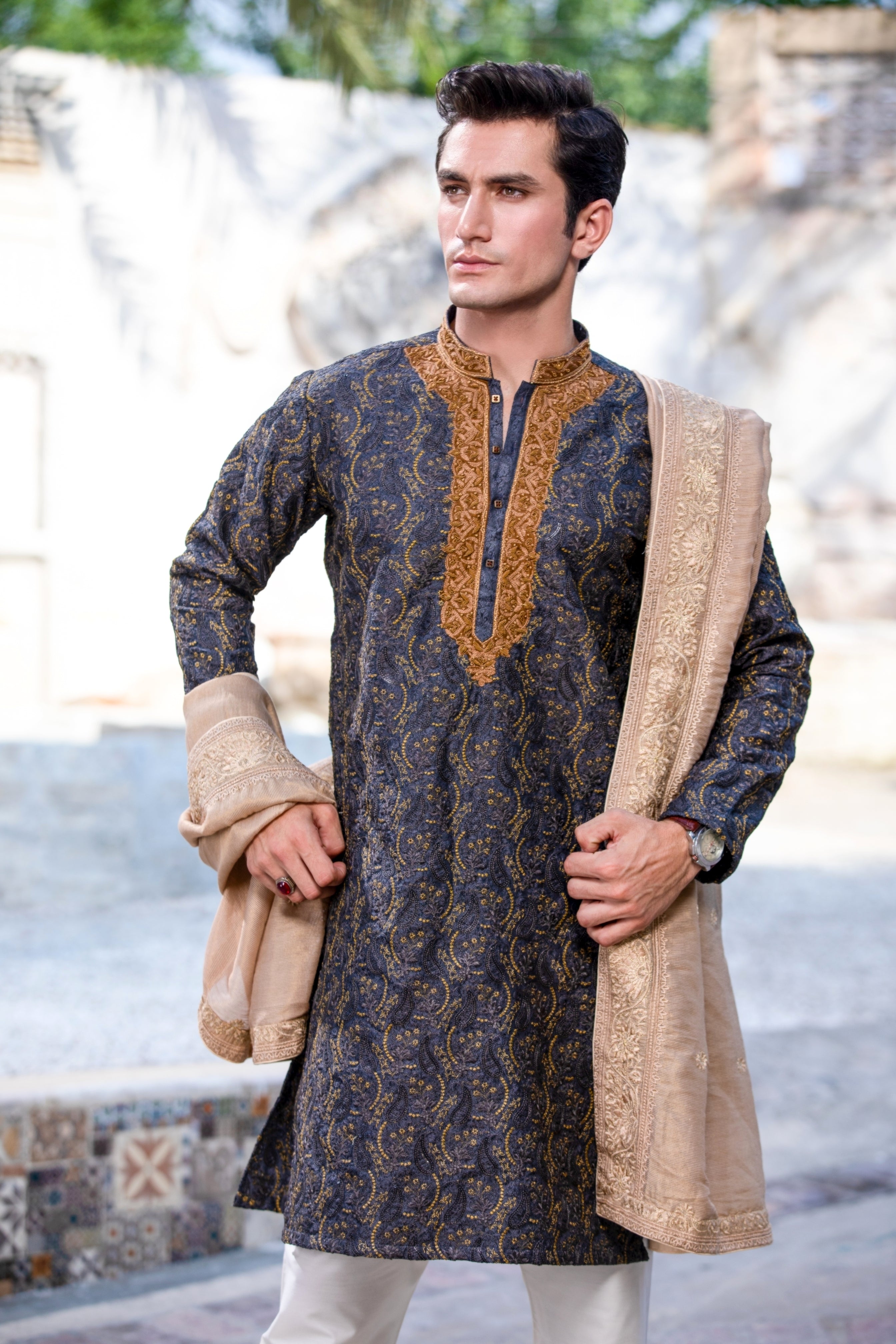 Mens hotsell mehndi kurta