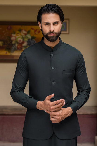 D-Grey Waistcoat with Kurta Pajama