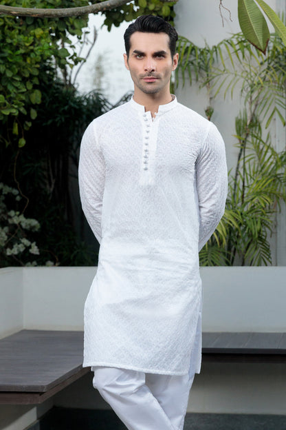 Chikan Kurta Pajama 4