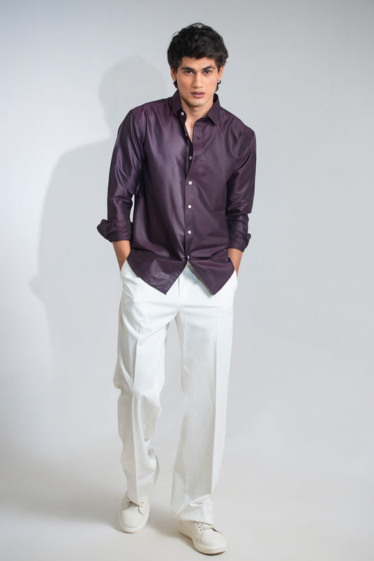 The Basics Purple Shirts