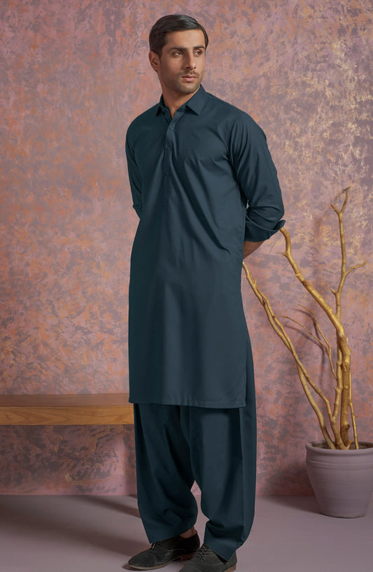Blue Shalwar Kameez
