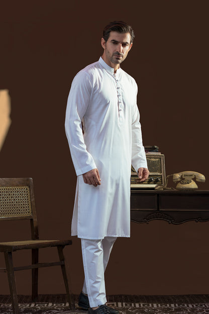 White Design Kurta Pajama