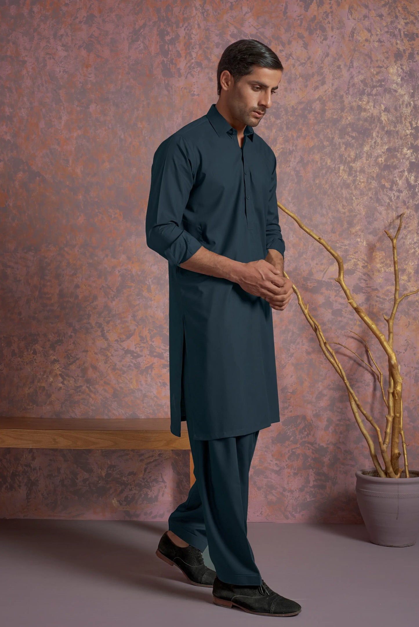 Blue Shalwar Kameez
