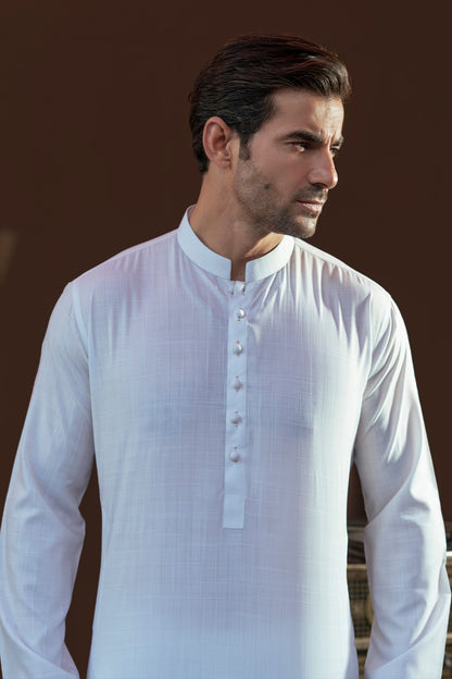 White Design Kurta Pajama