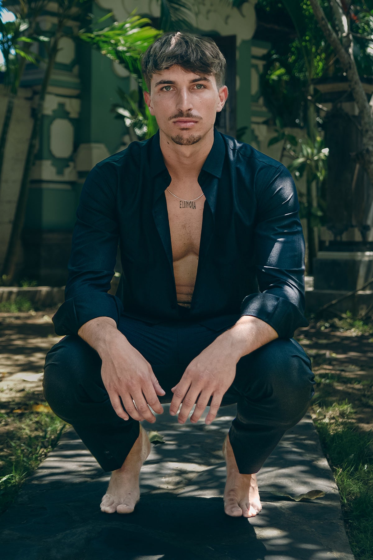 Men's Classic Black Co-ord Set