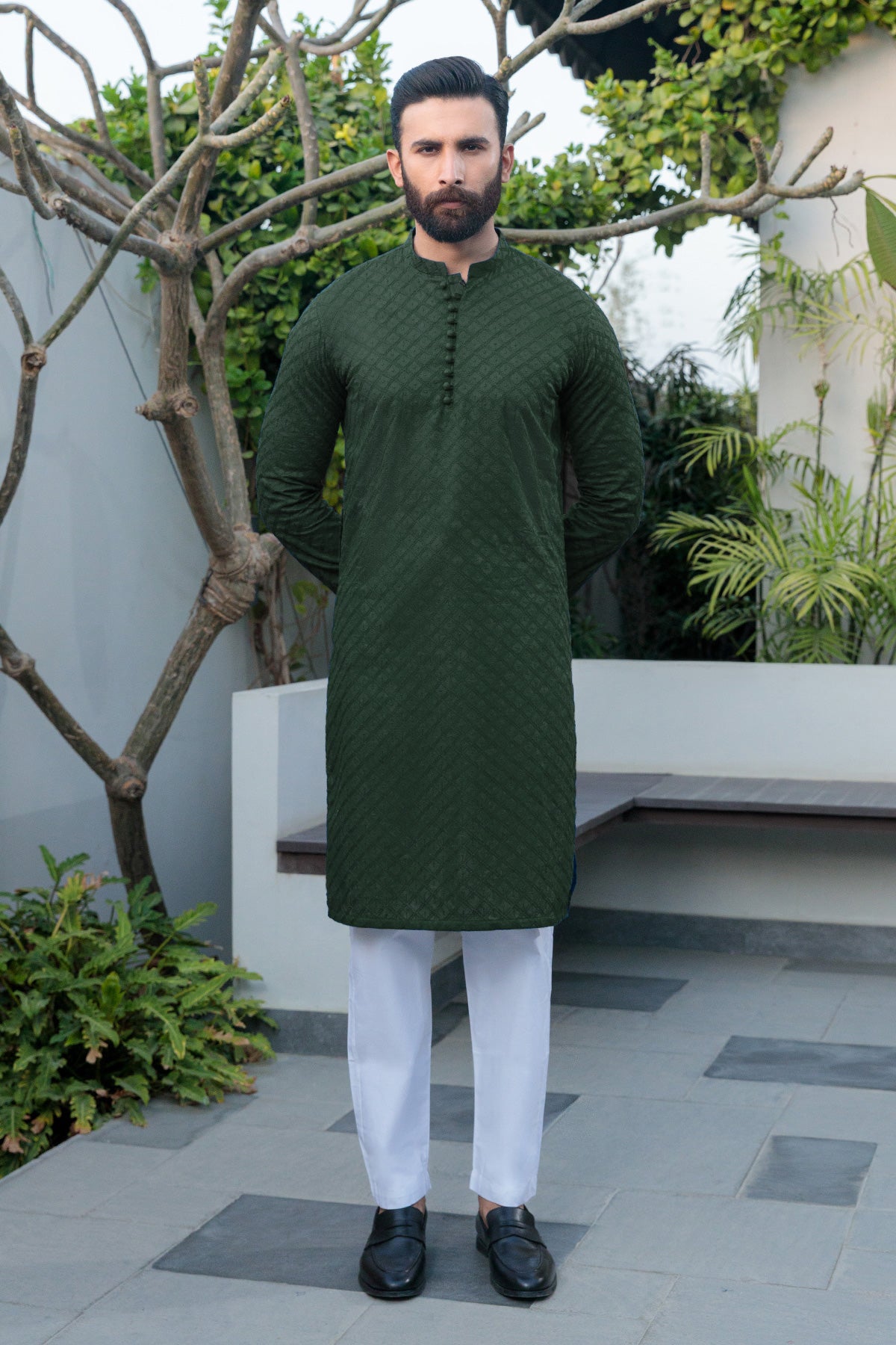 Chikan Kurta Pajama 2