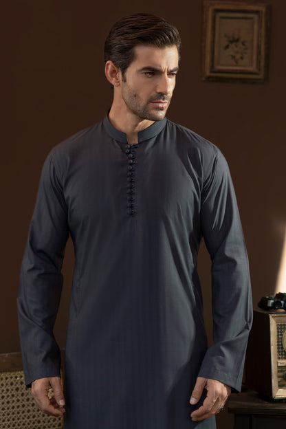 Grey Design Kurta Pajama