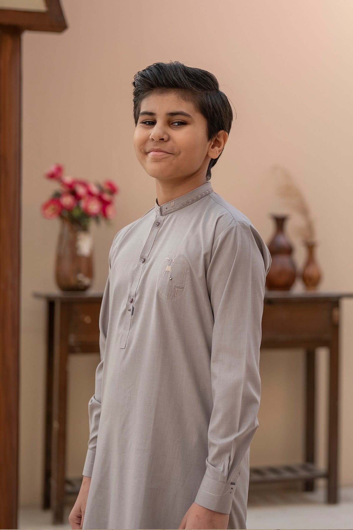 Kids Embroidered Suit 11