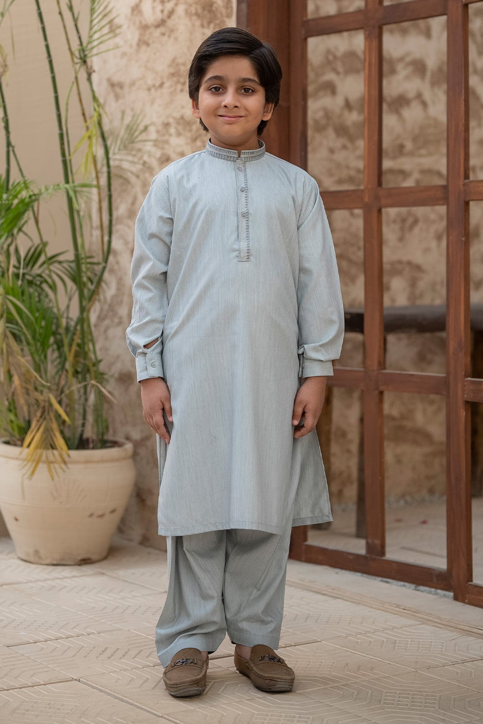 Kids Embroidered Suit 10
