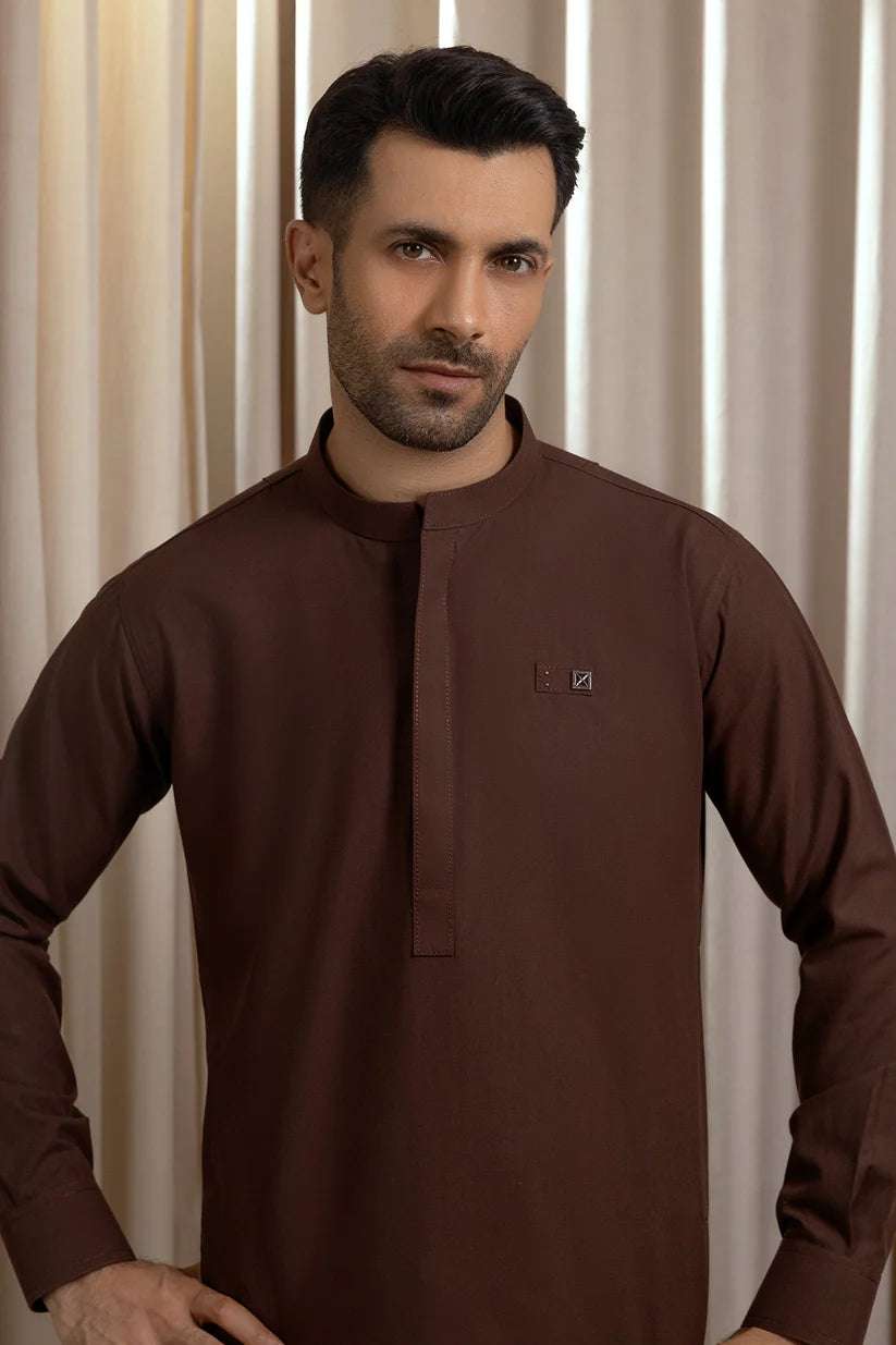 Classic Brown Men’s Shalwar Kameez