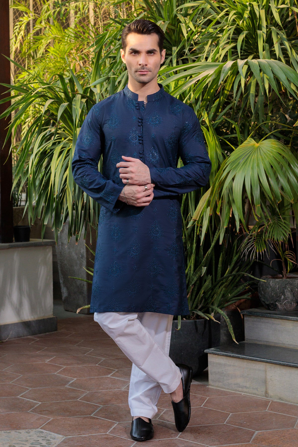 N-BLUE Designer Kurta Pajama 4