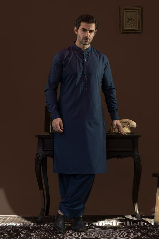 Navy Blue Design Suit