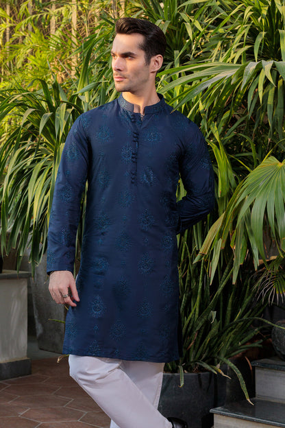 N-BLUE Designer Kurta Pajama 4