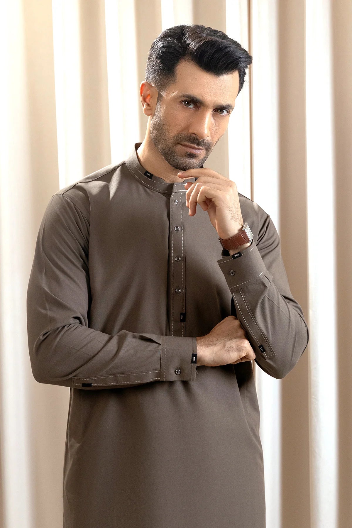 Men’s Slate Grey Shalwar Kameez