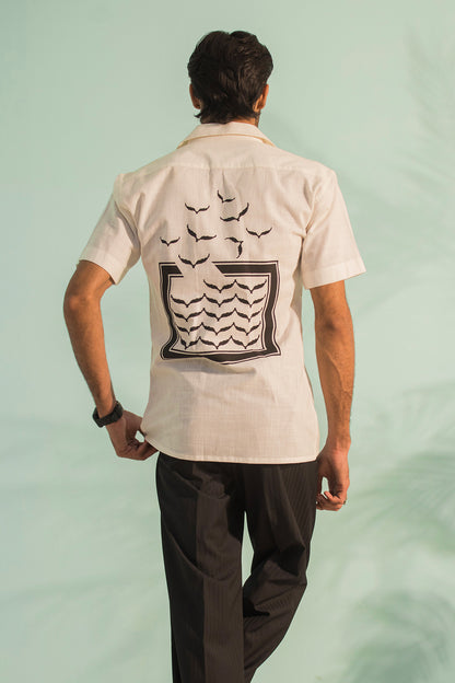 Cuban White Shirt  - Flight of Freedom