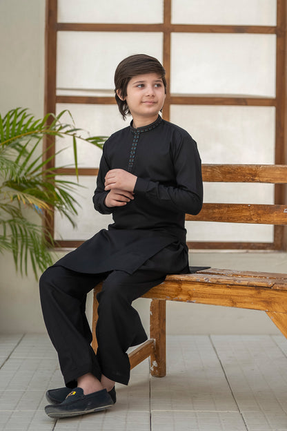 Kids Embroidered Suit 7