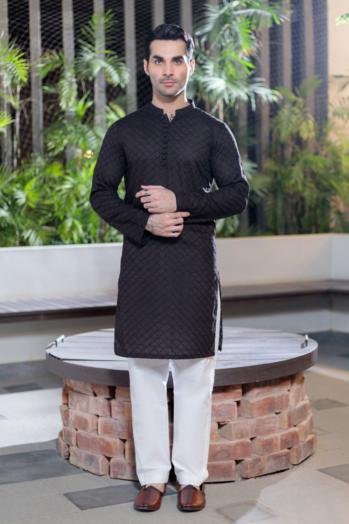 Chikan Kurta Pajama 1