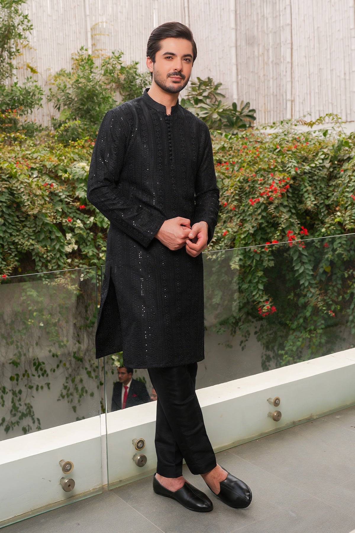 Black Designer Kurta Pajama 2