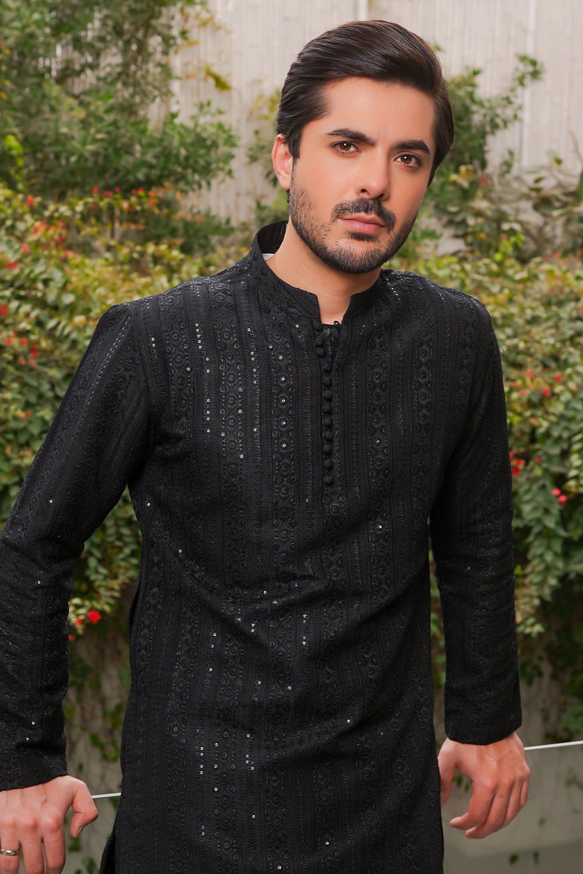 Black Designer Kurta Pajama 2