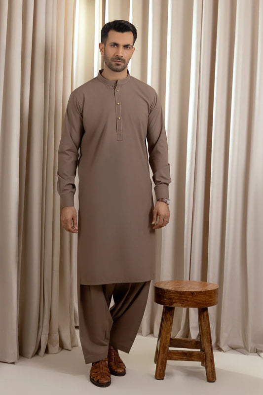 Men’s Mocha Brown Shalwar Kameez