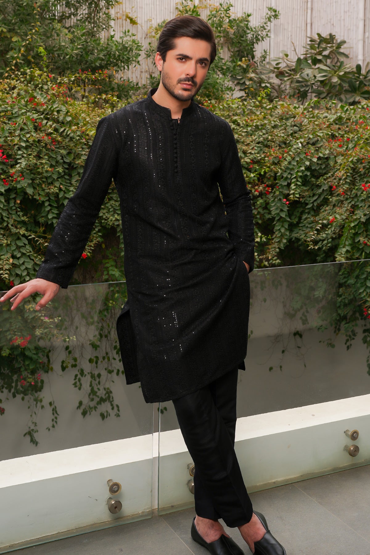 Black Designer Kurta Pajama 2