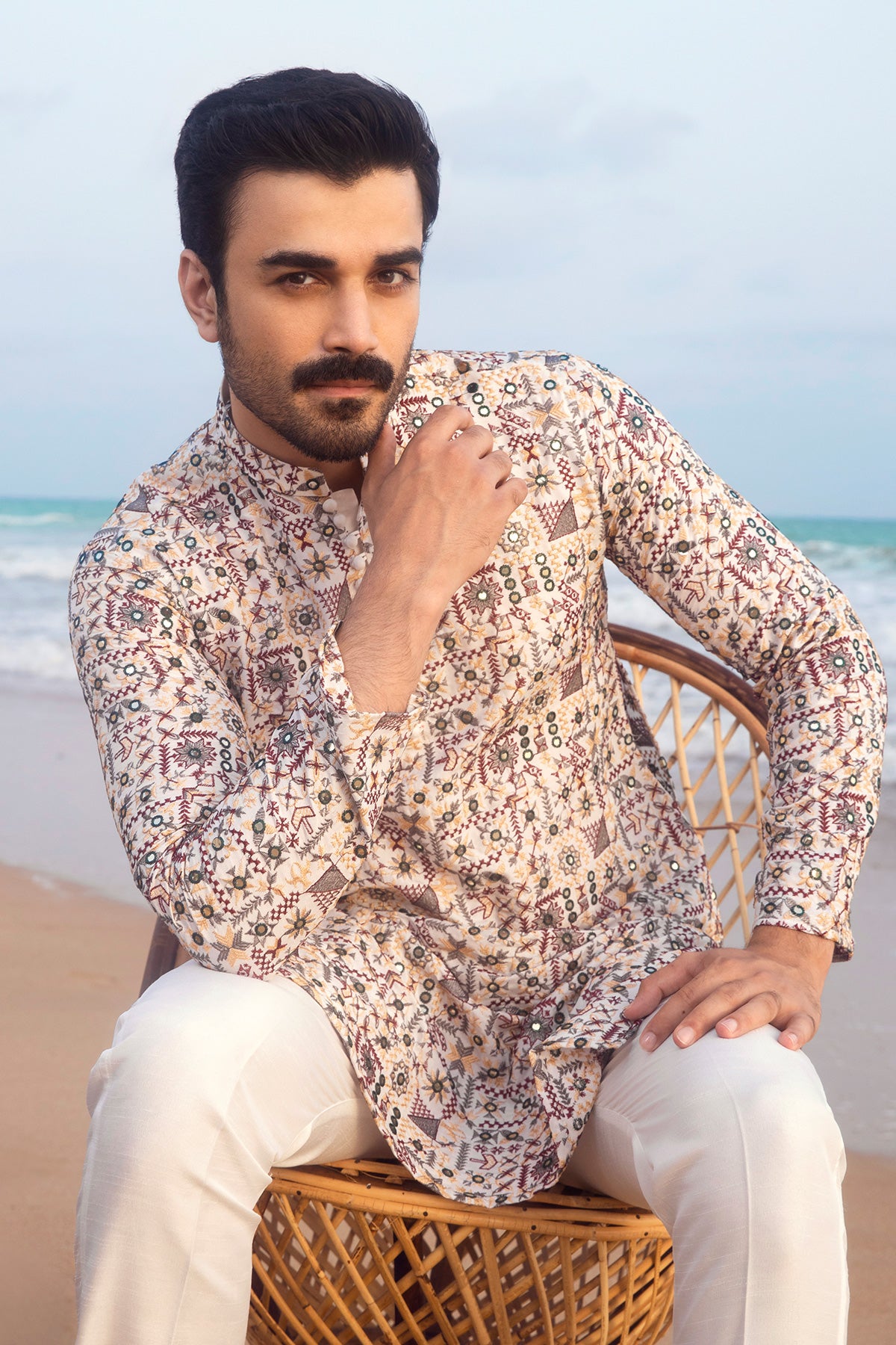 Desert Mosaic Printed Kurta Pajama