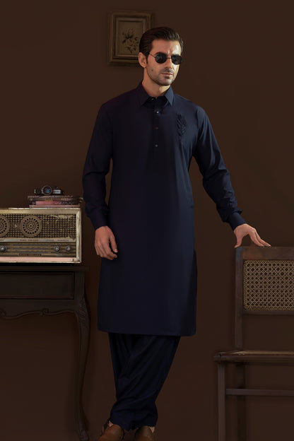 Navy Blue Design Suit 1