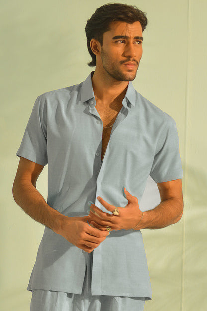 Azure Breeze Co-ord Set - Sky Blue