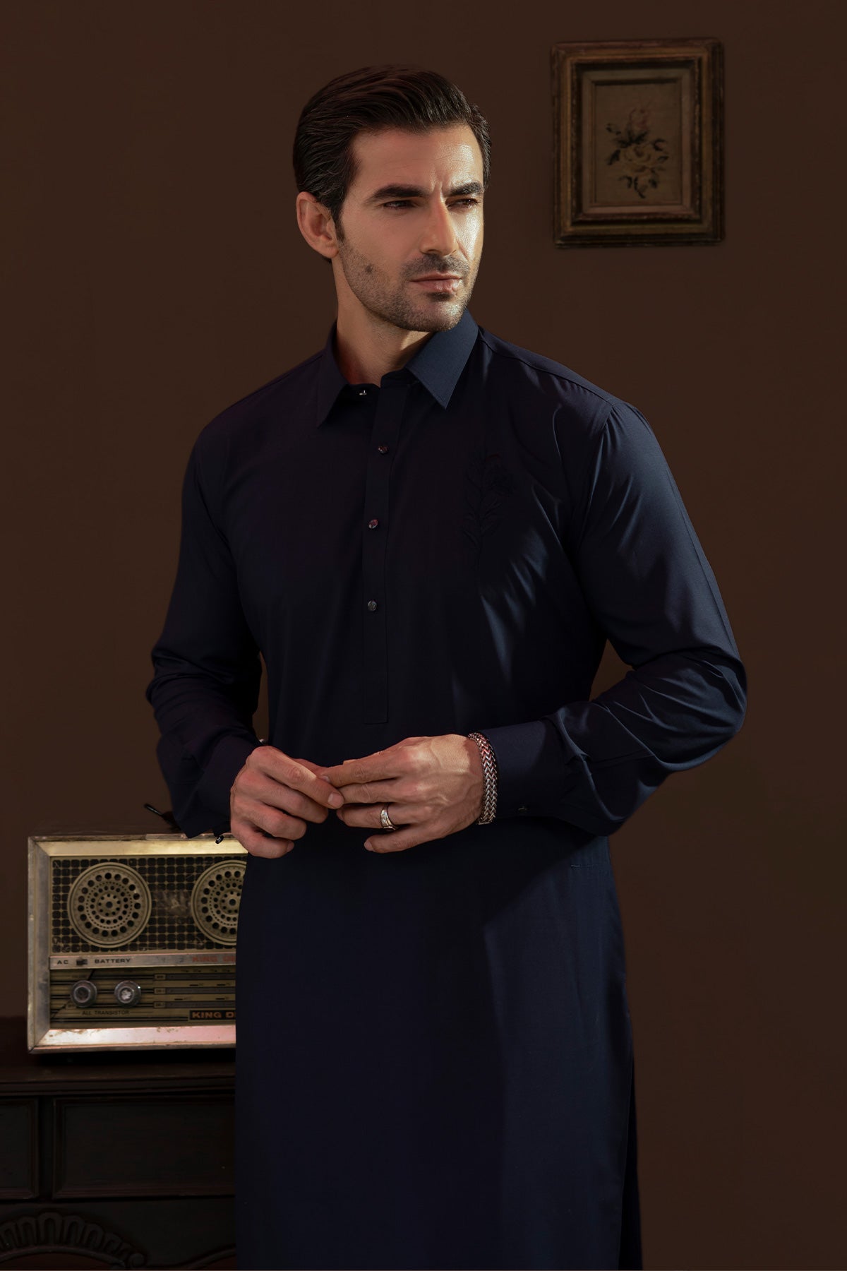 Navy Blue Design Suit 1