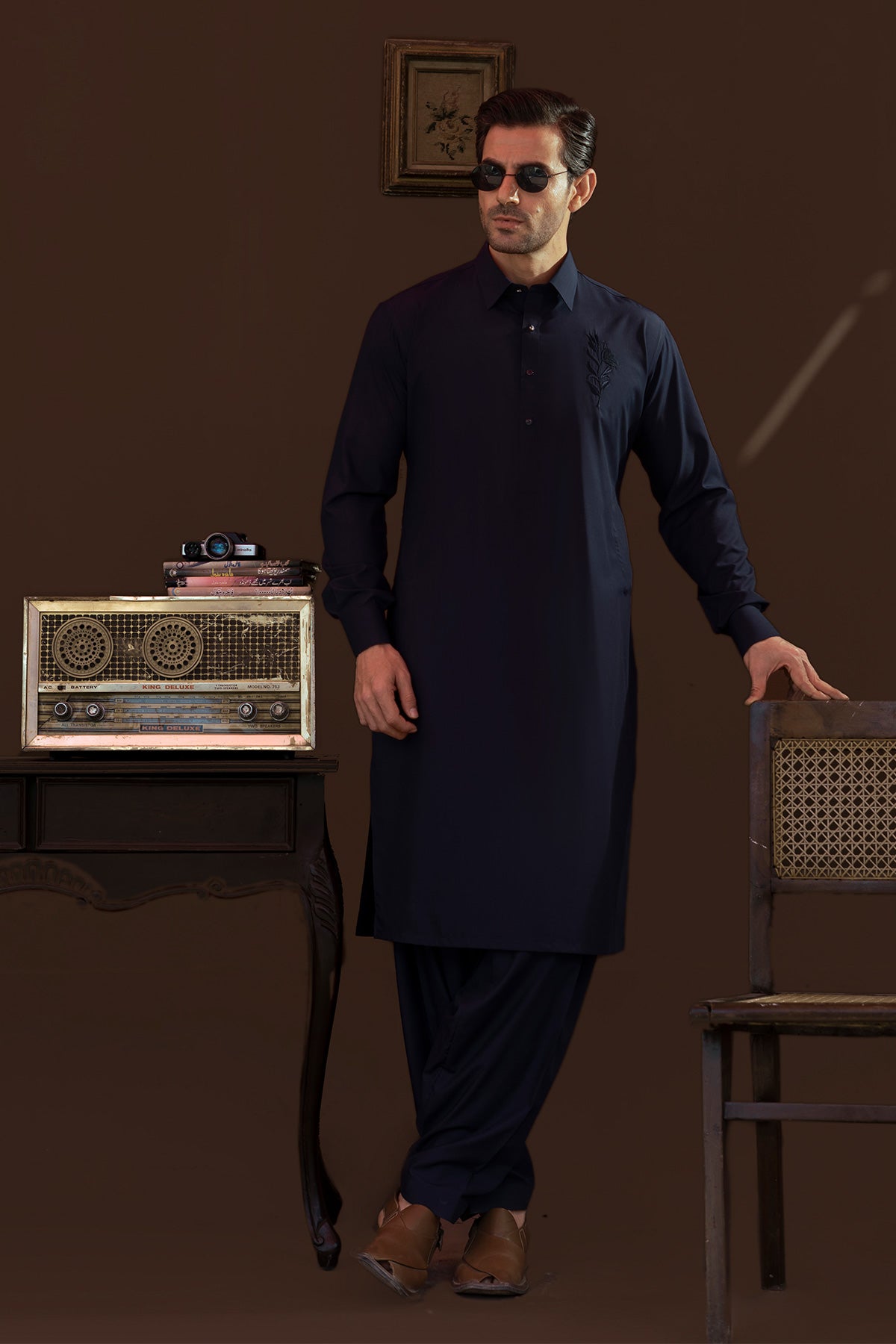 Navy Blue Design Suit 1