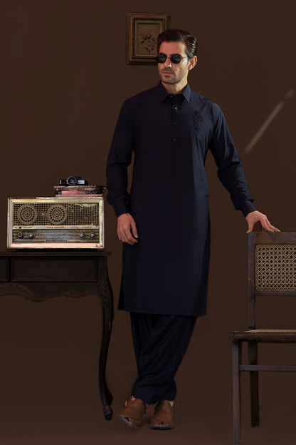 Navy Blue Design Suit 1