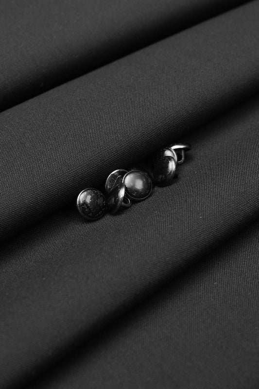 BlACK UNSTITCHED KAMEEZ SHALWAR FABRIC