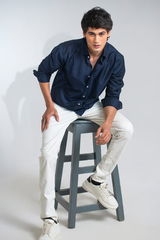 The Basics N-Blue Shirts