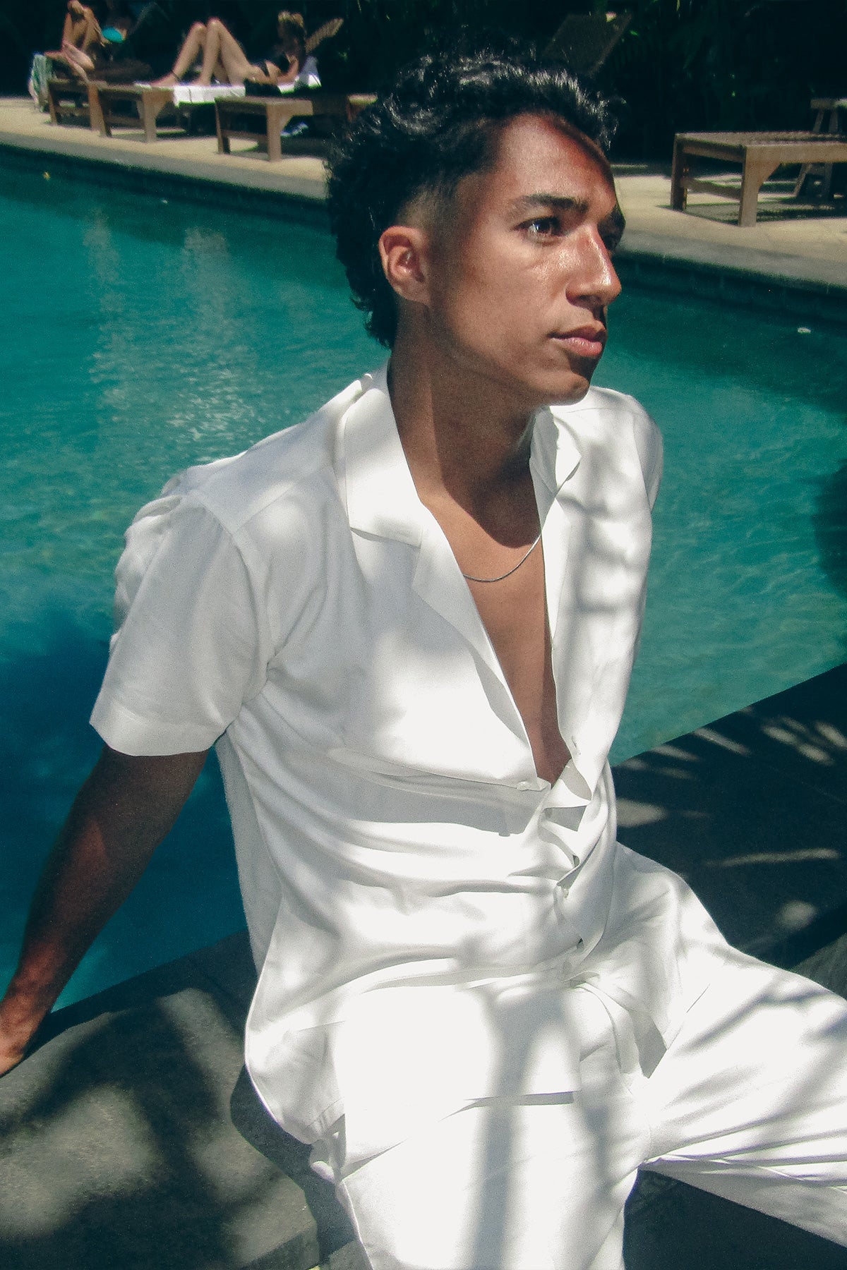 Men's Classic White Co-ord Set