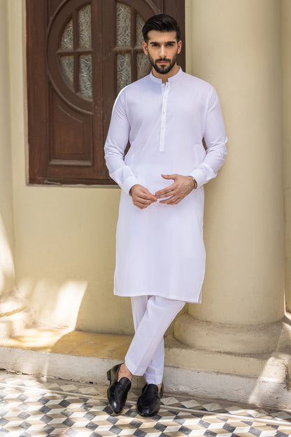Classic White Kurta Pajama – Men's Premium Wear