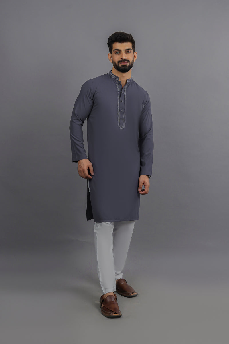 Embroidered Kurta 7424