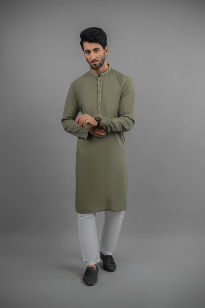 Embroidered Kurta 7384-1