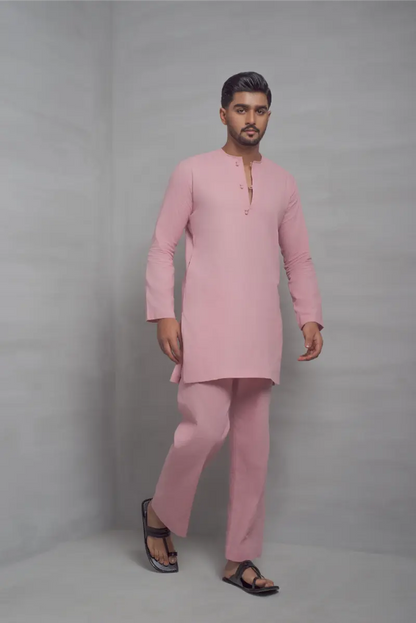 Pink Short Kurta Pajama