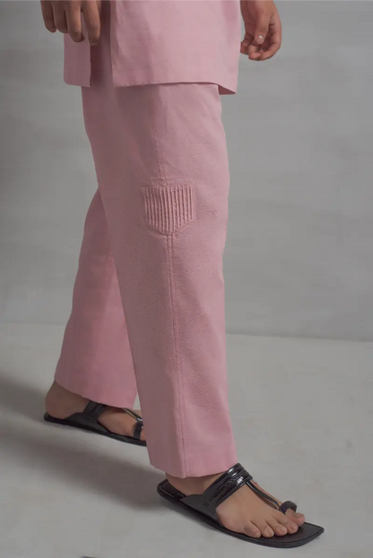 Pink Short Kurta Pajama