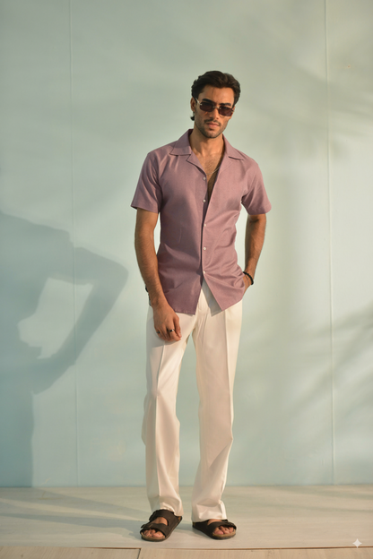 Sunset Riviera Shirt - Light purple