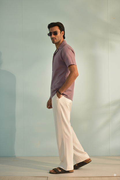 Sunset Riviera Shirt - Light purple