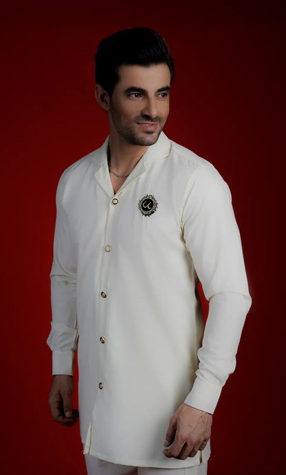 Premium White Safari Suit 2