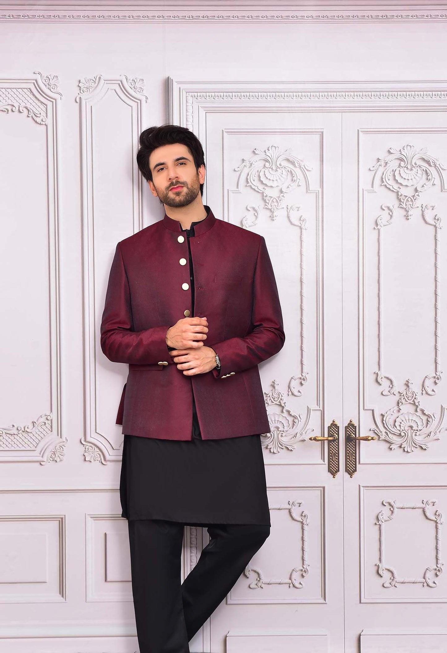 Buy Mens Winter Collection Andaaz Prince Coat 001 – Kurta Corner pk