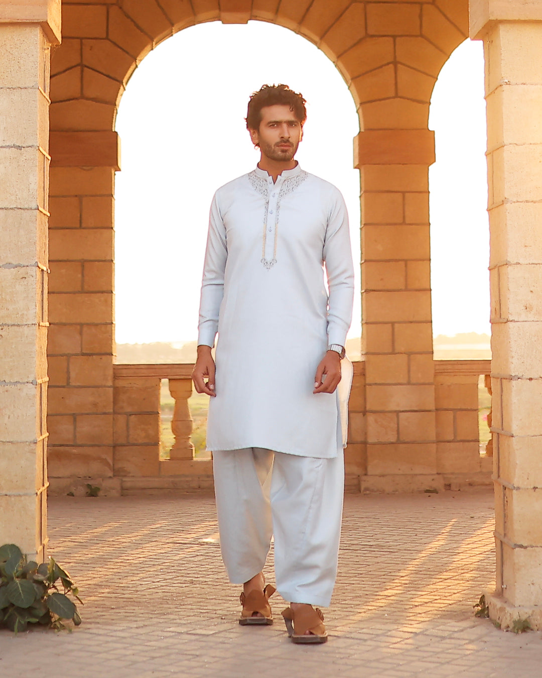 WNTR Embroidered Suit 7316-1